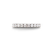 Georgian Inspired 18ct Black Gold Diamond Eternity Wedding Ring