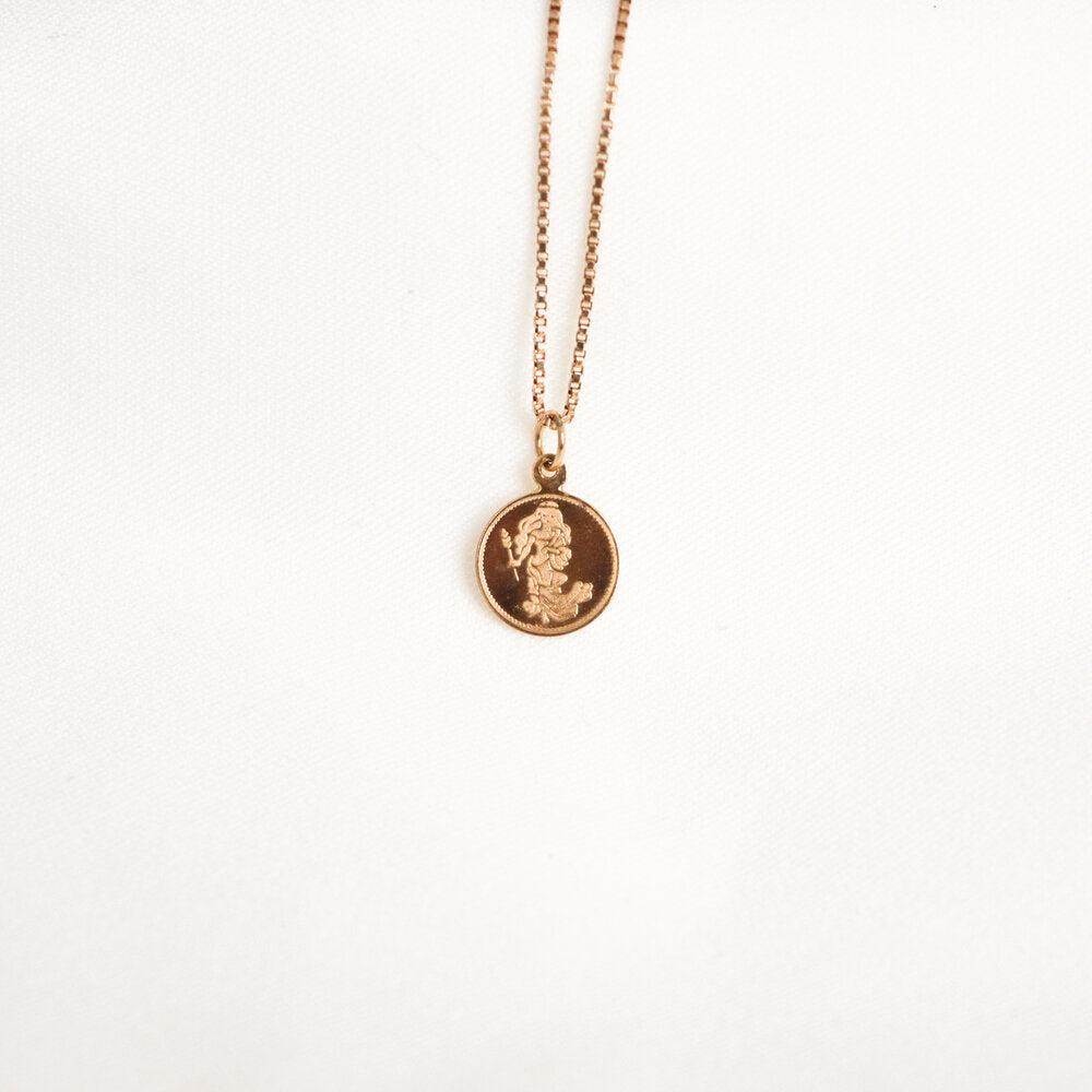 Mini Virgo Rose Gold Pendant