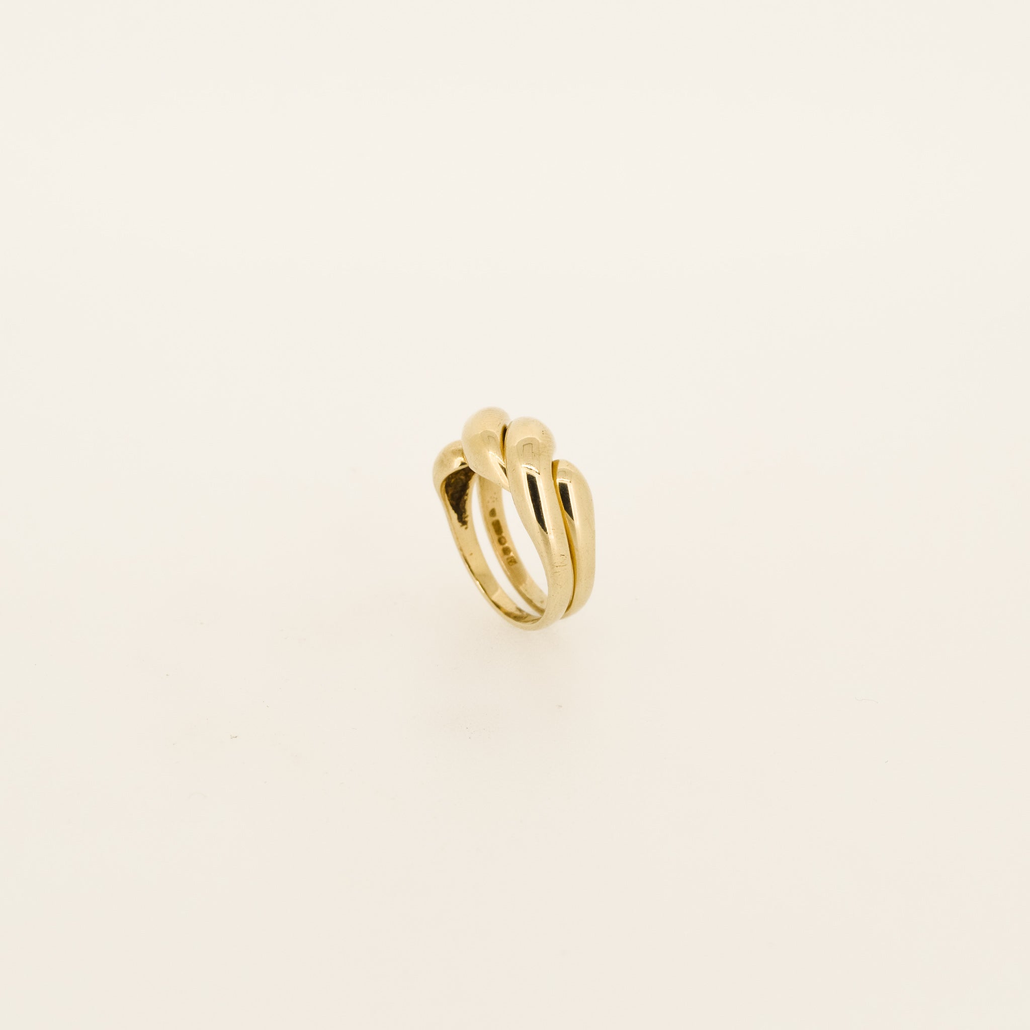 9ct Yellow Gold Piece Puzzle Ring – PI London - Main Image