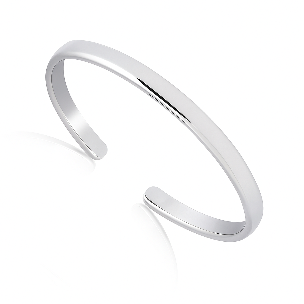 Unisex Cuff Handcrafted in Solid Sterling Silver or Solid Gold