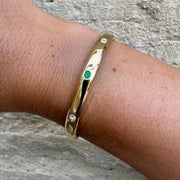 Unisex Bangle Handcrafted in Solid Gold or Silver