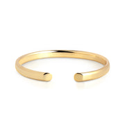 Unisex Bangle Handcrafted in Solid Gold or Silver