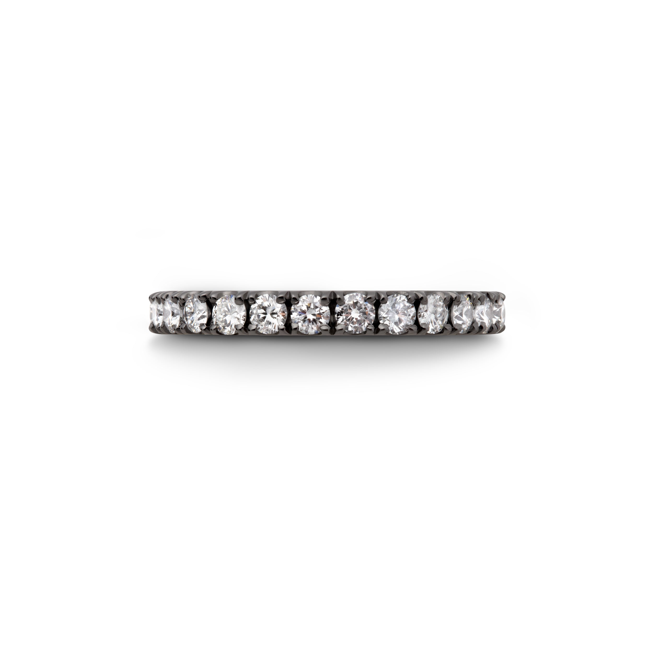 Black Gold Diamond Eternity Ring