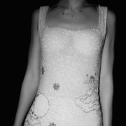 2.50ct Diamond Georgian Inspired Setting Drop Necklace