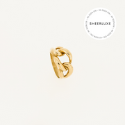 9ct Gold Chunky Chain Link Ring