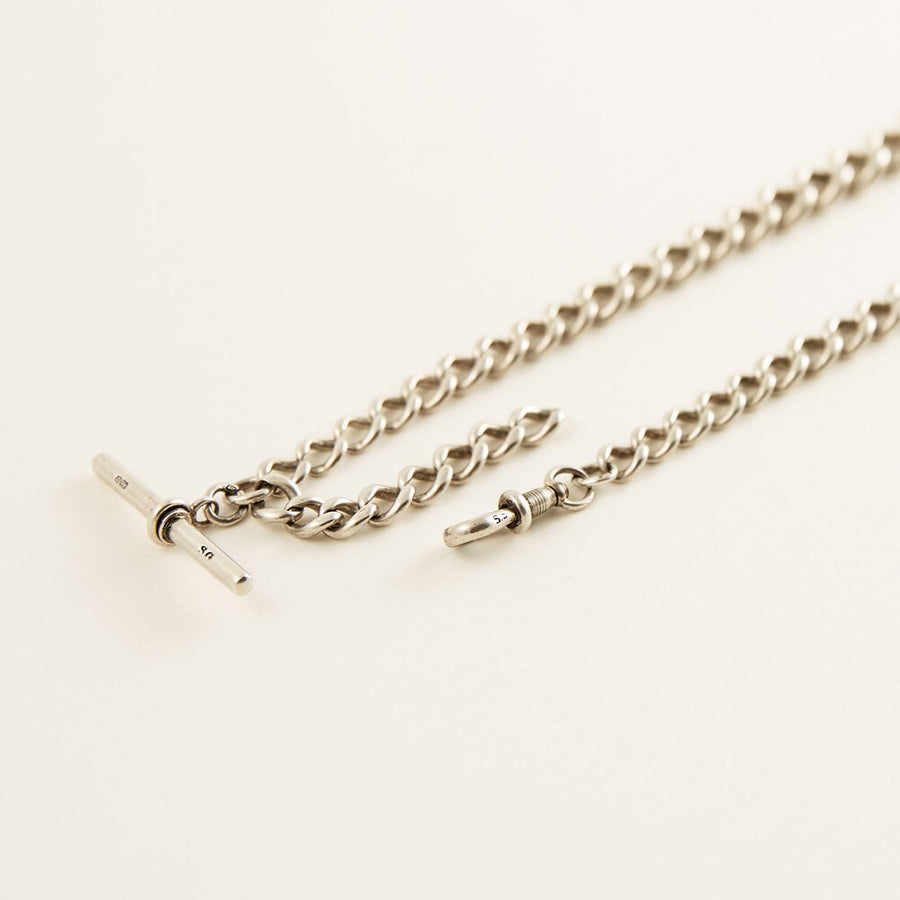 1888 Silver Albert Chain