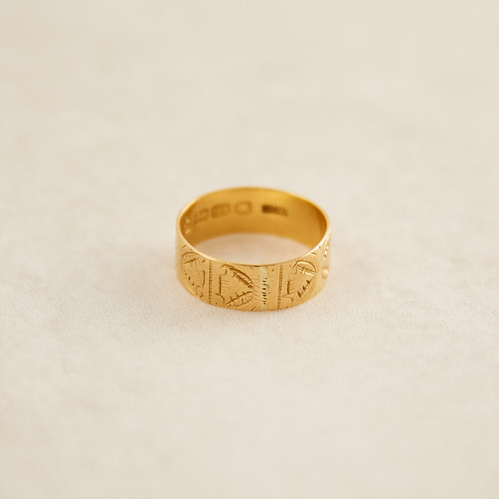 Victorian Engraved Band