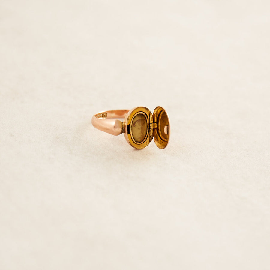 Locket-Style 9ct Rose Gold Ring
