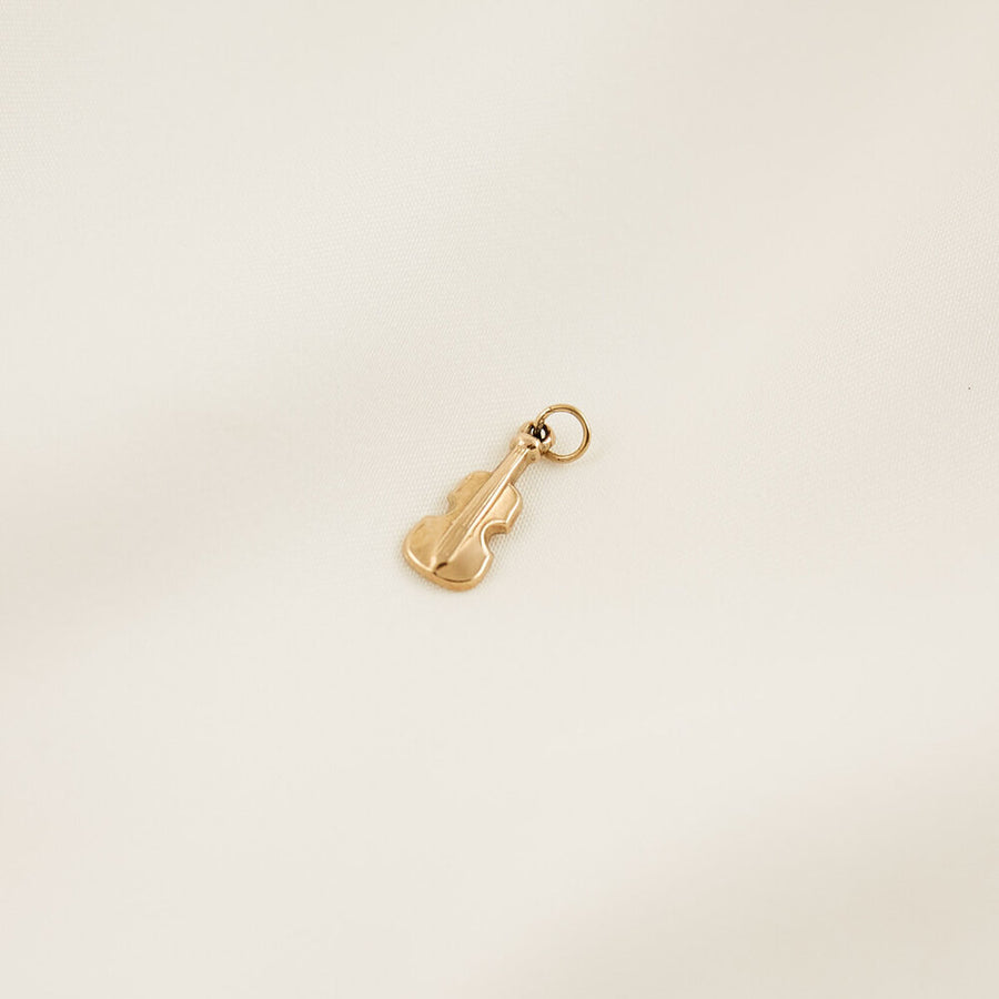 Violin Rose Gold Pendant