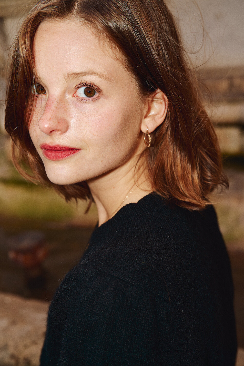Sixties Gold Hoops