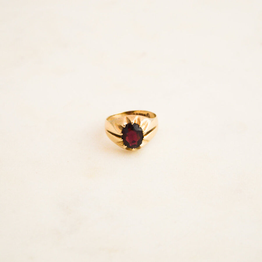 Garnet 'January' Ring