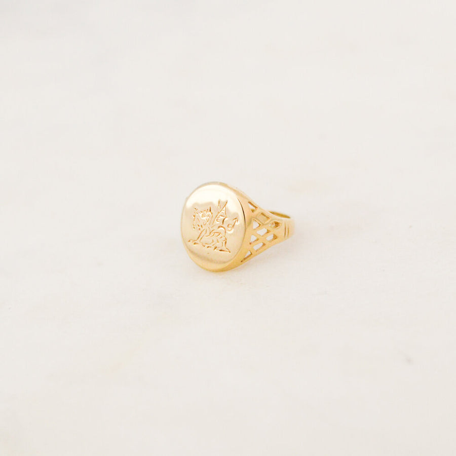 Dragon 9ct Gold Ring
