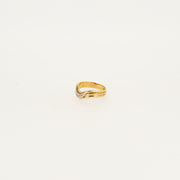 Diamond Half Moon Ring