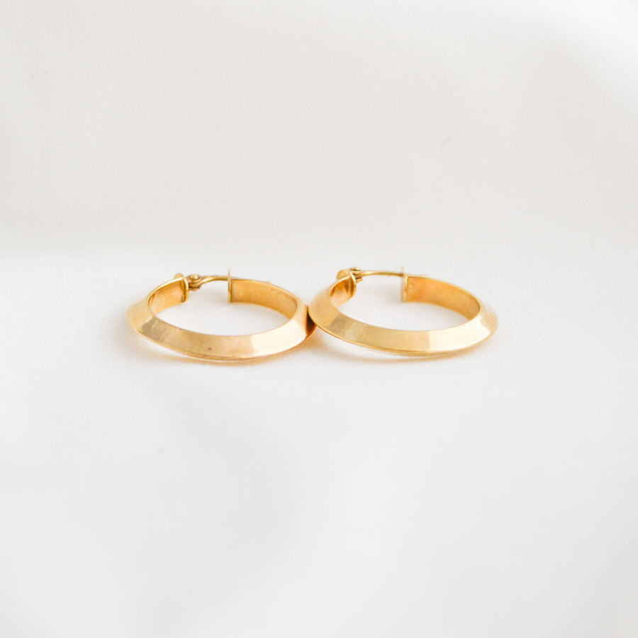 Chunky Gold Hoops