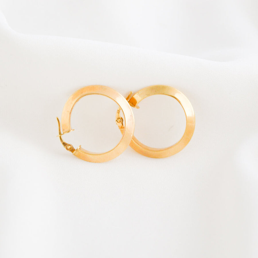 Chunky Gold Hoops