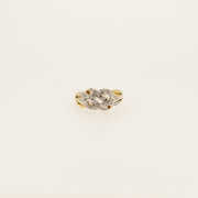 Plaited Diamond Ring