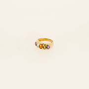 Classic Nineties Multi-Gemstone Ring