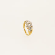 Plaited Diamond Ring
