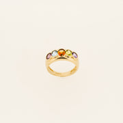Classic Nineties Multi-Gemstone Ring