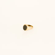 Seventies 9ct Gold Bloodstone Signet Ring