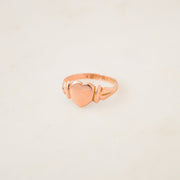 Edwardian Heart 9ct Gold Ring