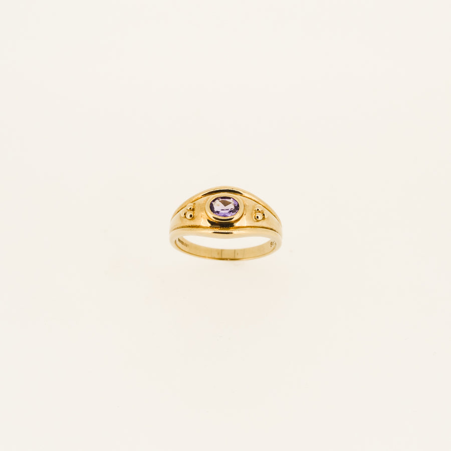 9ct Gold Amethyst Ring