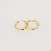 Twist Creole Earrings - 19mm
