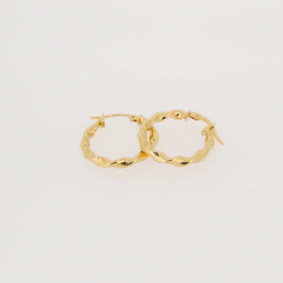 Twist Creole Earrings - 19mm