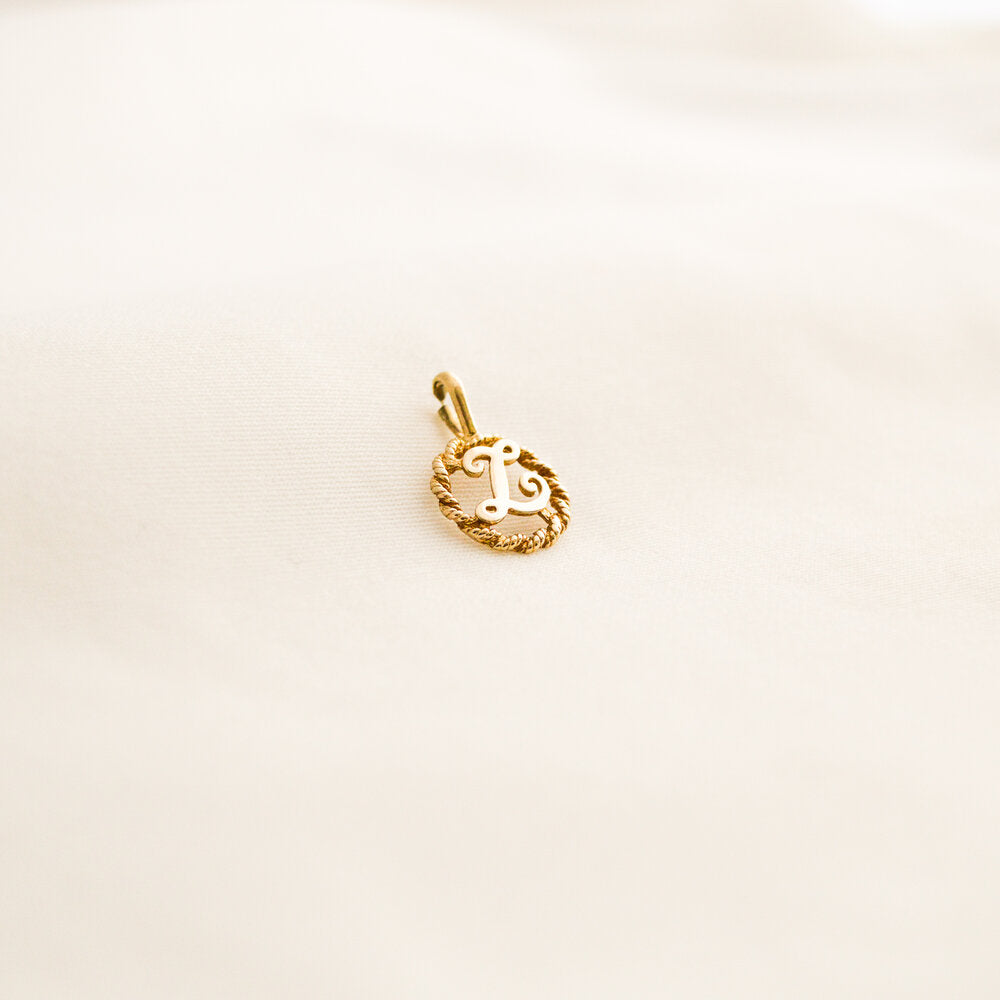 L Initial Pendant