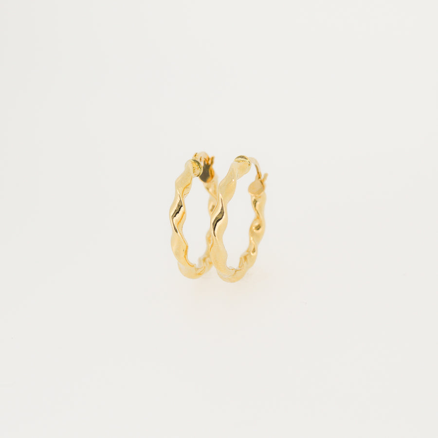 Twist Creole Earrings - 19mm