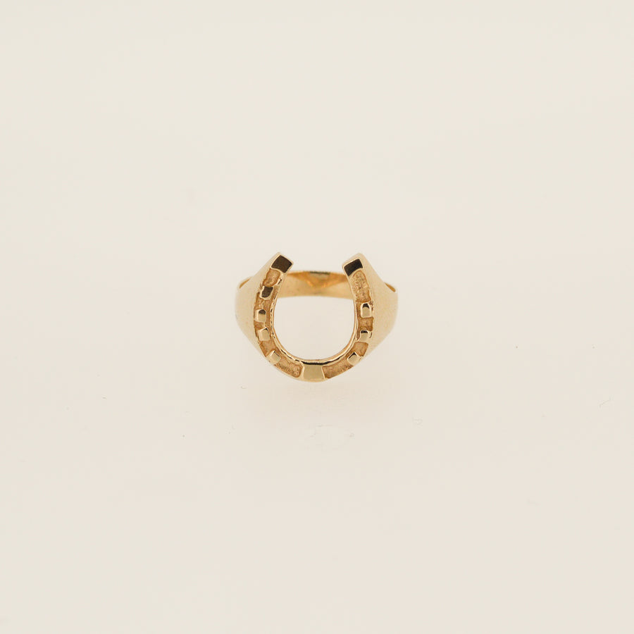 Horseshoe 9ct Gold Ring