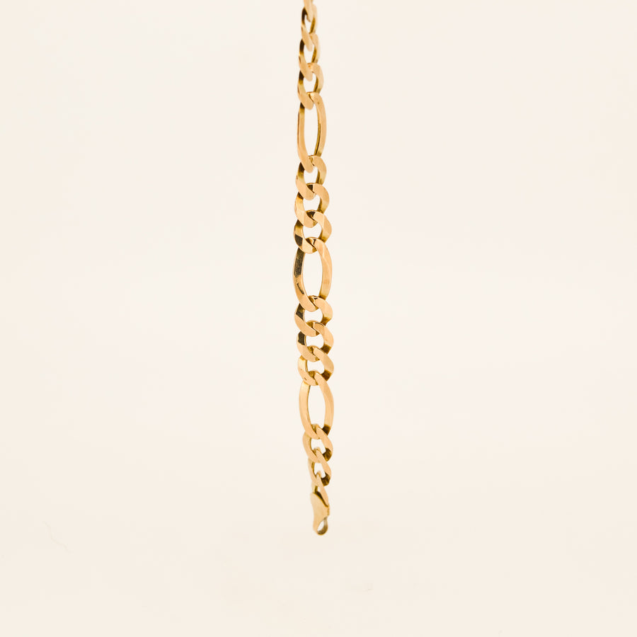 9ct Gold Chunky Figaro Bracelet