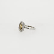 1940's Cognac Yellow Diamond Ring