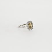 1940's Cognac Yellow Diamond Ring