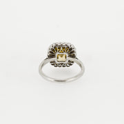 1940's Cognac Yellow Diamond Ring