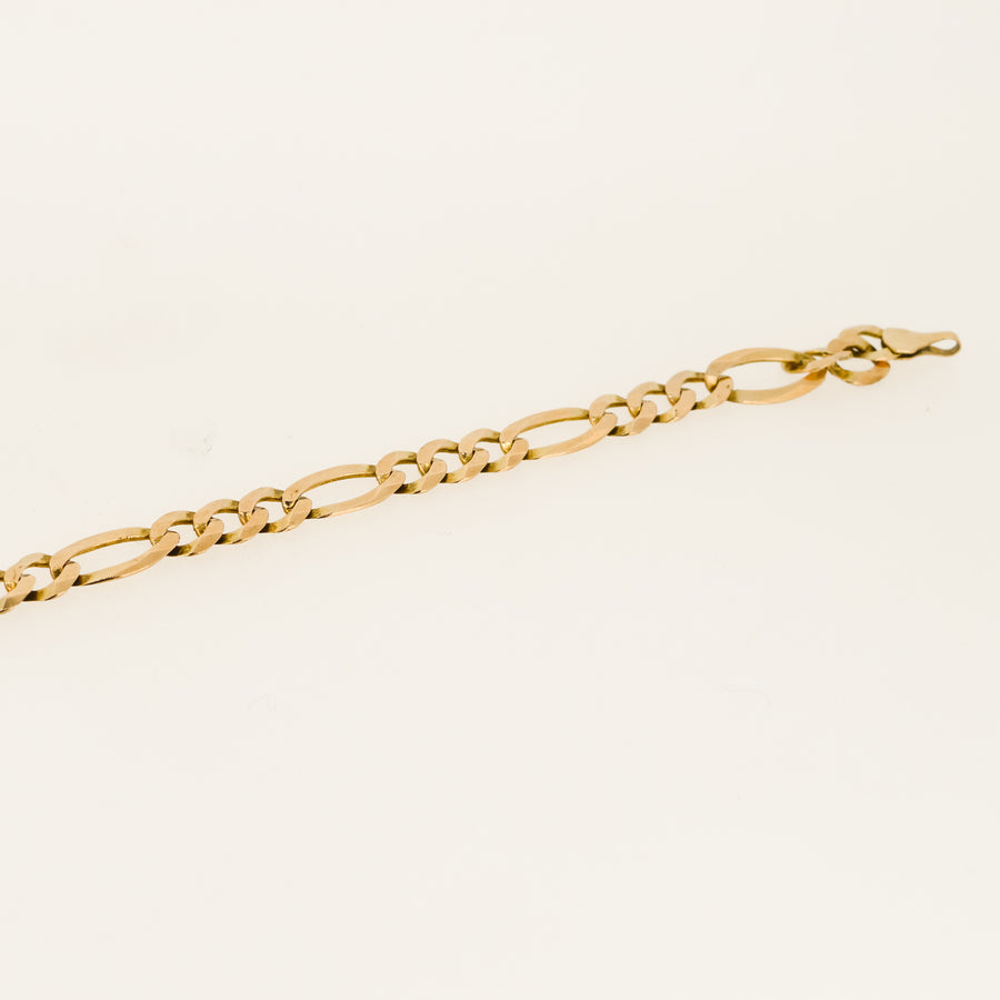 9ct Gold Chunky Figaro Bracelet