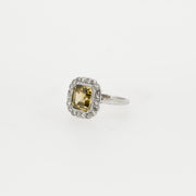 1940's Cognac Yellow Diamond Ring