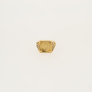 80s Coin 9ct Gold Ring