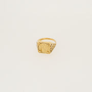 80s Coin 9ct Gold Ring