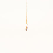 Amethyst and 9ct Gold February Birthstone Necklace