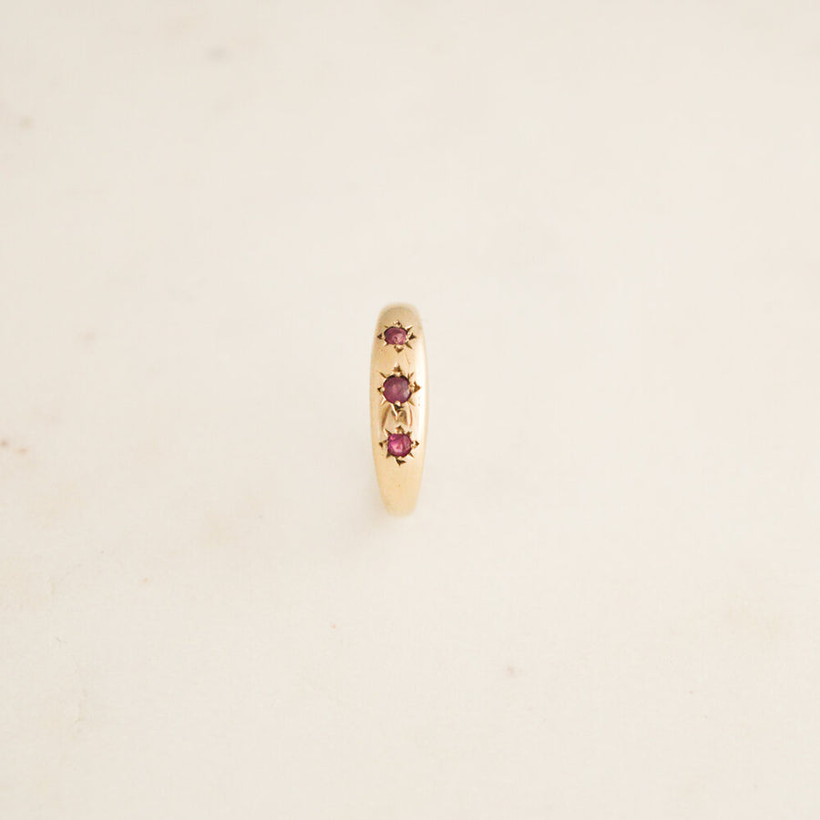 Ruby Starburst Ring