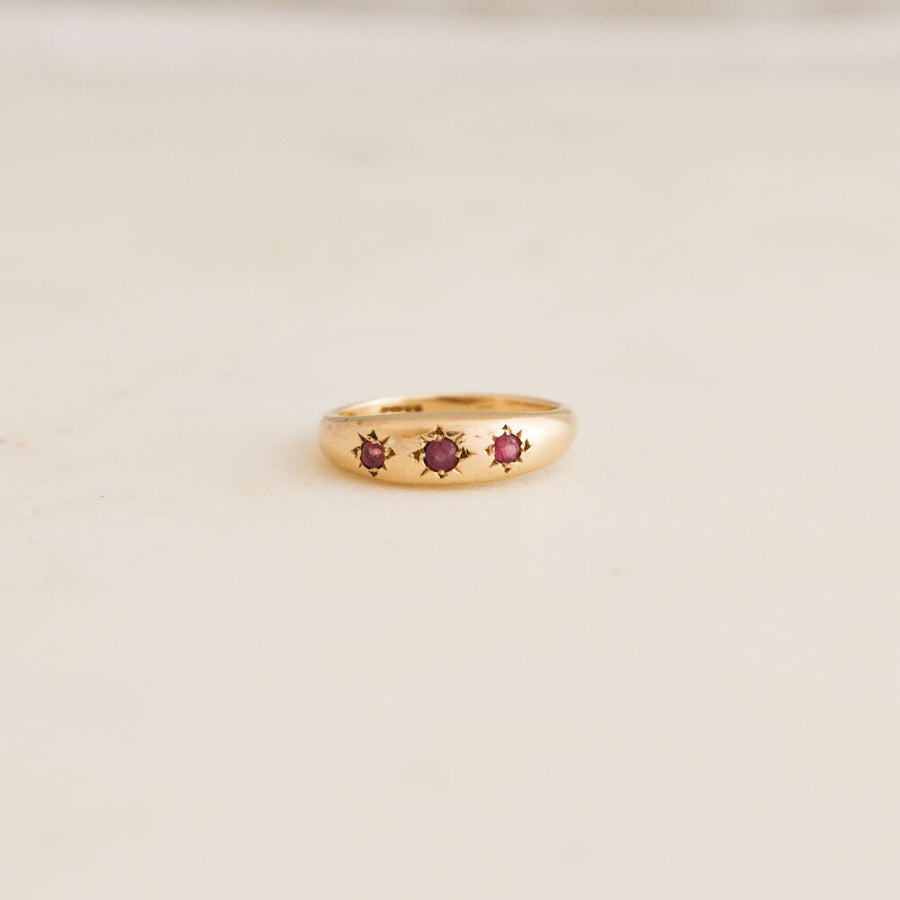 Ruby Starburst Ring