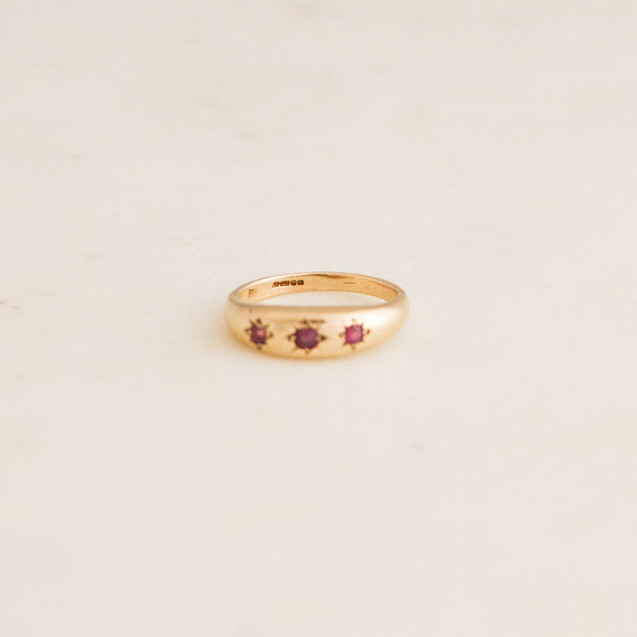 Ruby Starburst Ring