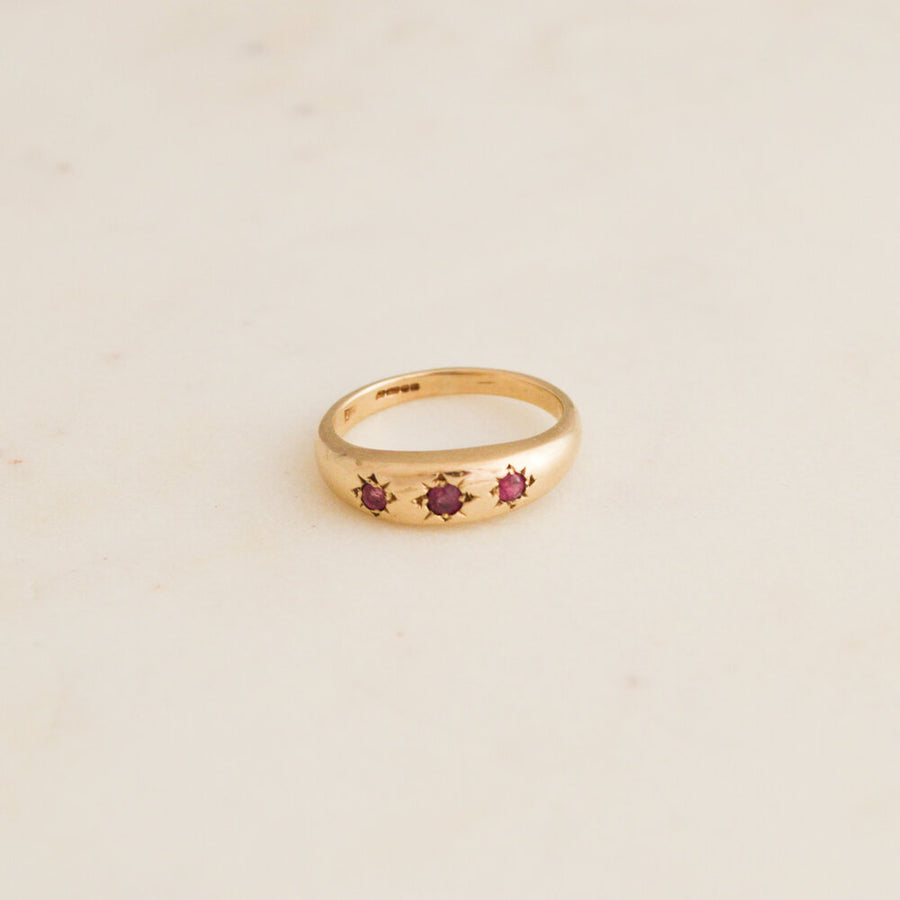 Ruby Starburst Ring