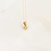 Diamond Set Gold Necklace