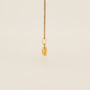 Enamel Daisy Pendant
