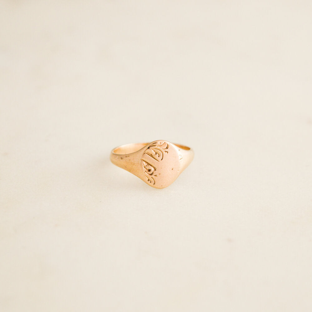 Engraved Signet Ring