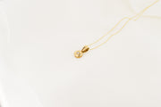 Diamond Set Gold Necklace
