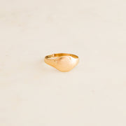 Plain Gold Signet Ring