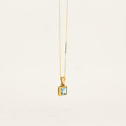 9ct Gold Topaz November Birthstone Necklace